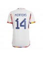 Billige Belgia Dries Mertens #14 Bortedrakt VM 2022 Kortermet